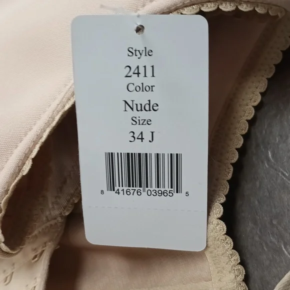 Elila Microfiber Molded Underwire Full Coverage Bra - Picture 6 of 8